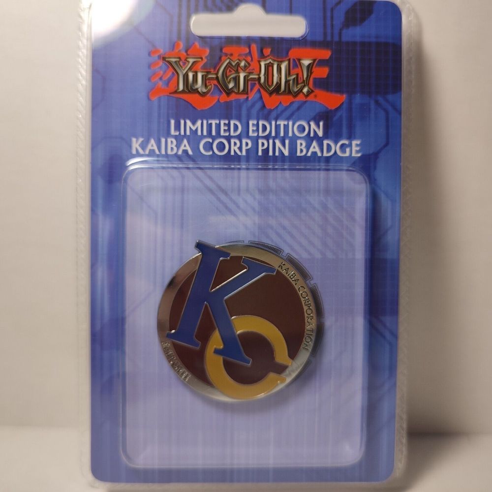 Yugioh Kaiba Corp Employee Badge Enamel Pin Official Konami Collectible Brooch